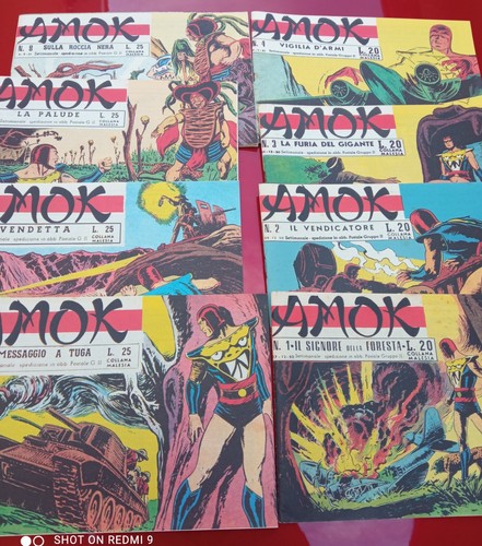 Fumetti vintage amok - vintage,