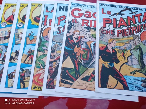 Fumetti vintage cavaliere nero - fumetti,