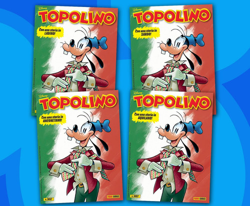 Topolino 3697 variant set - topolino,