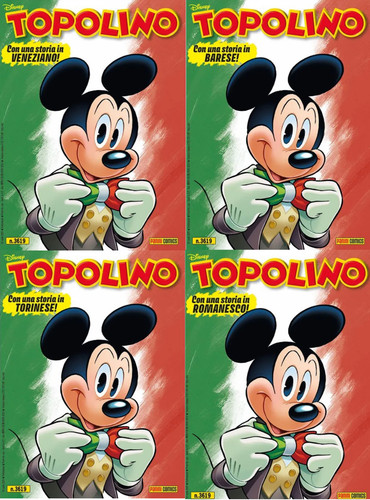 Topolino 3619 variant set - variant,